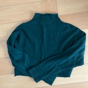 Reformation Cashmere Sweater - green, size small